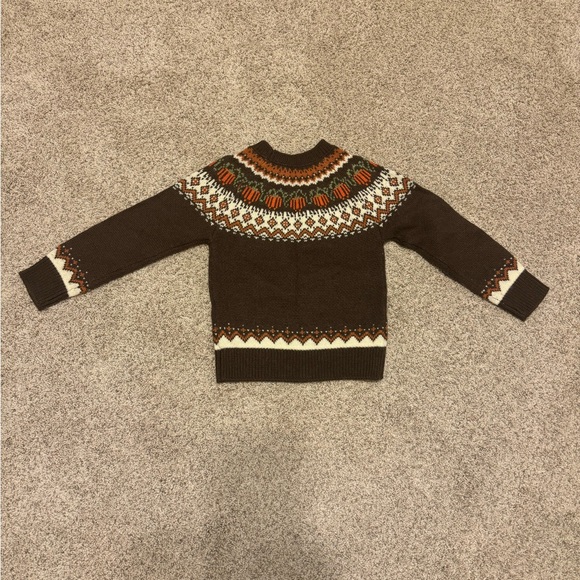 Kiel James Patrick Brown and Cream Kids Sweater - Picture 3 of 4